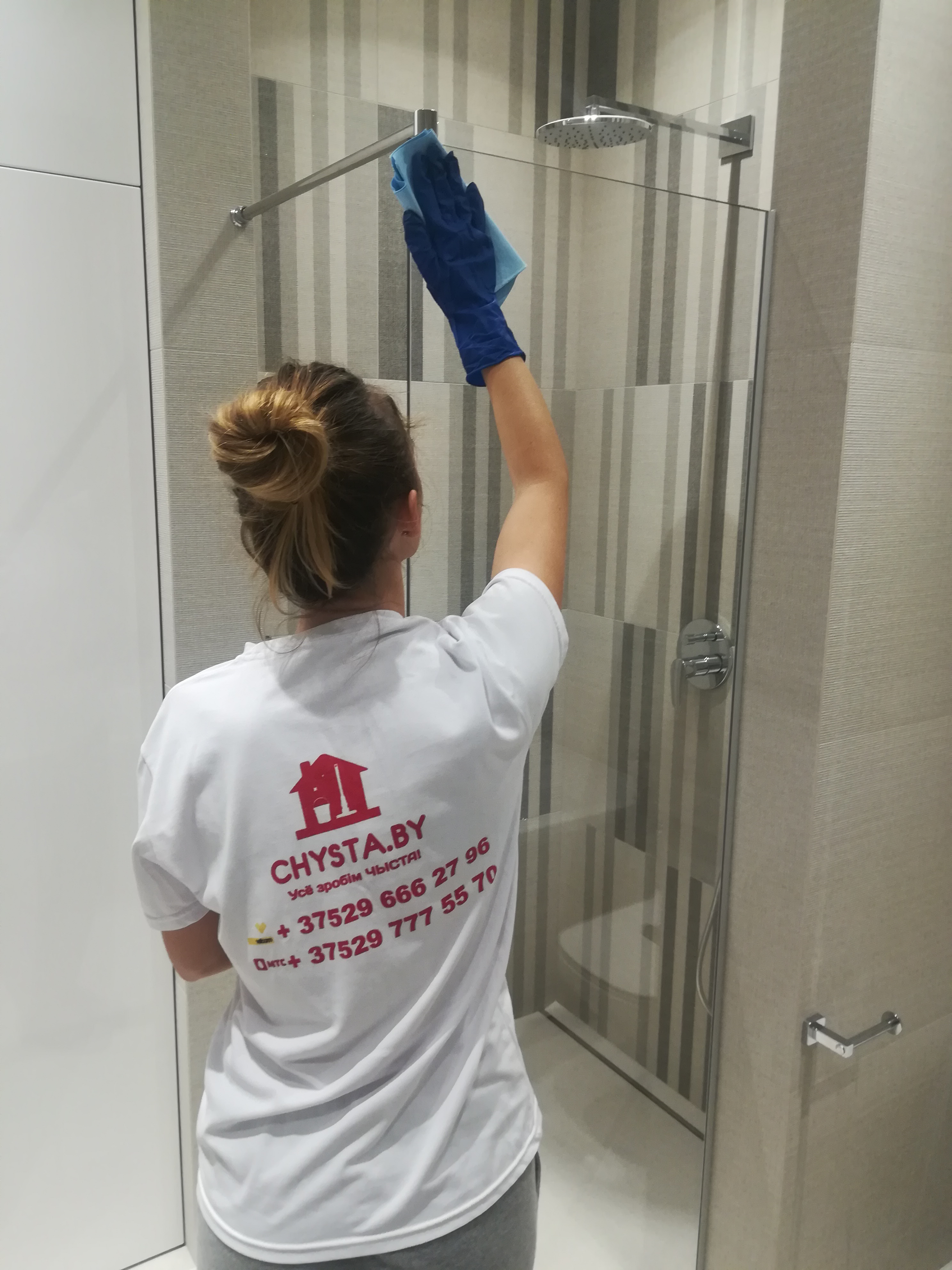 Уборка ванной после ремонта